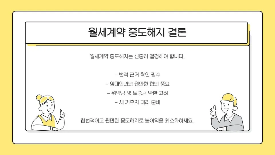 월세계약 중도해지 이미지 4