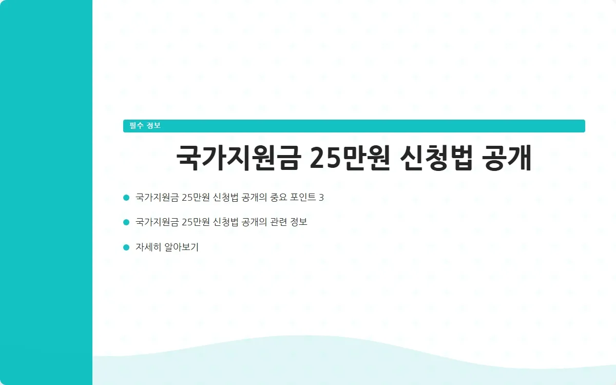 국가지원금 25만원 이미지 5